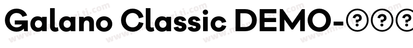 Galano Classic DEMO字体转换